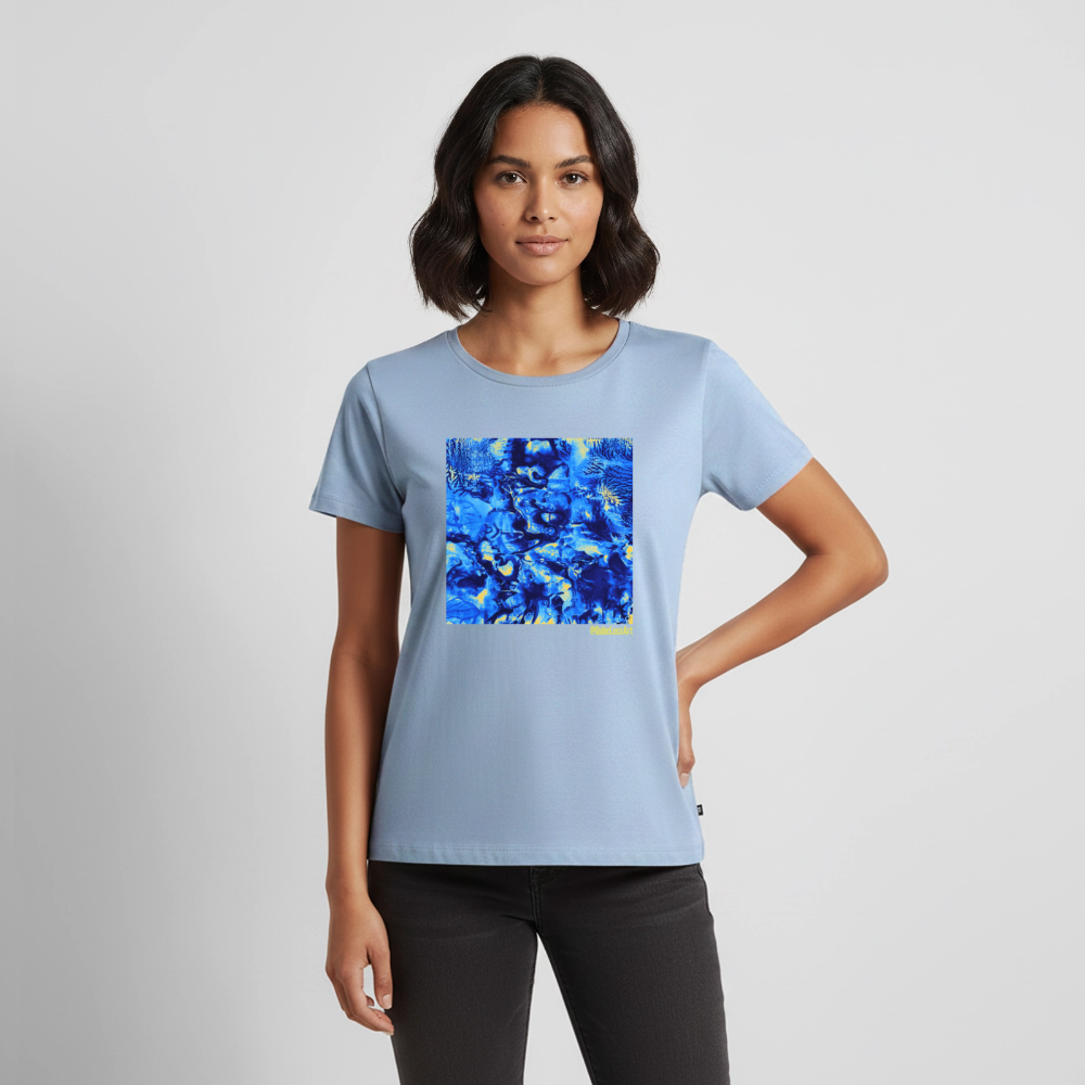 Frauen Premium T-Shirt "Nexus" - Hellblau