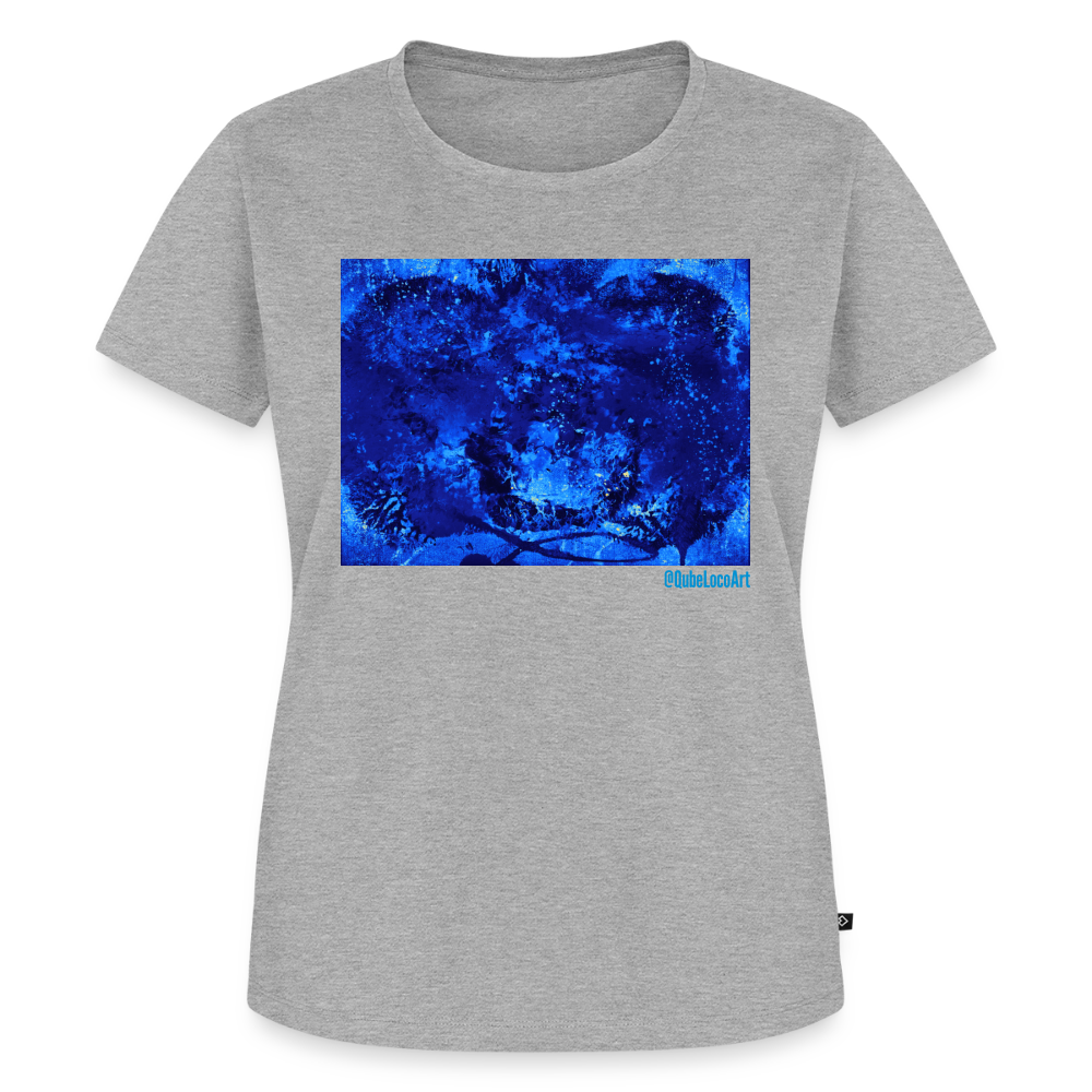 Frauen Premium T-Shirt "Nebula" - Grau meliert