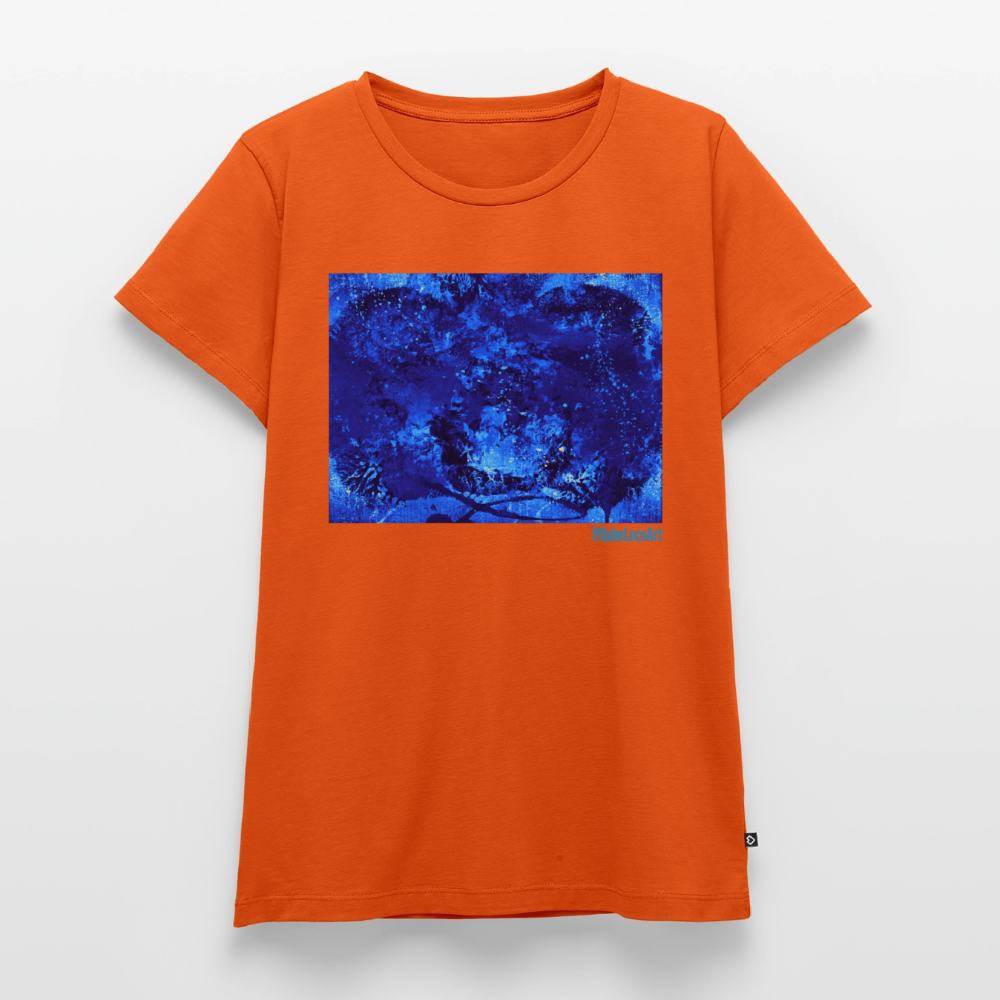 Frauen Premium T-Shirt "Nebula" - Orange 
