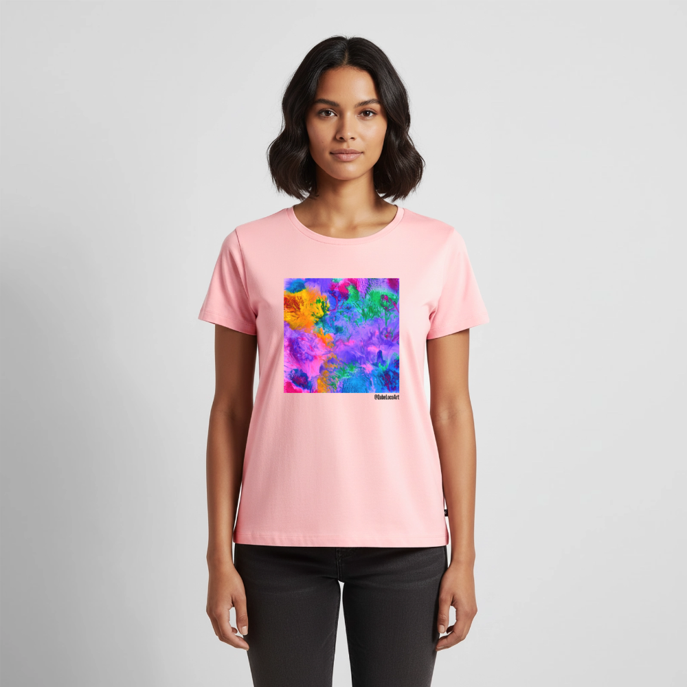 Frauen Premium T-Shirt "Lotus" - Rosa