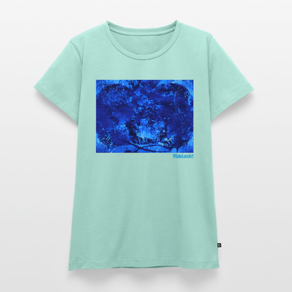 Frauen Premium T-Shirt "Nebula" - Mint 