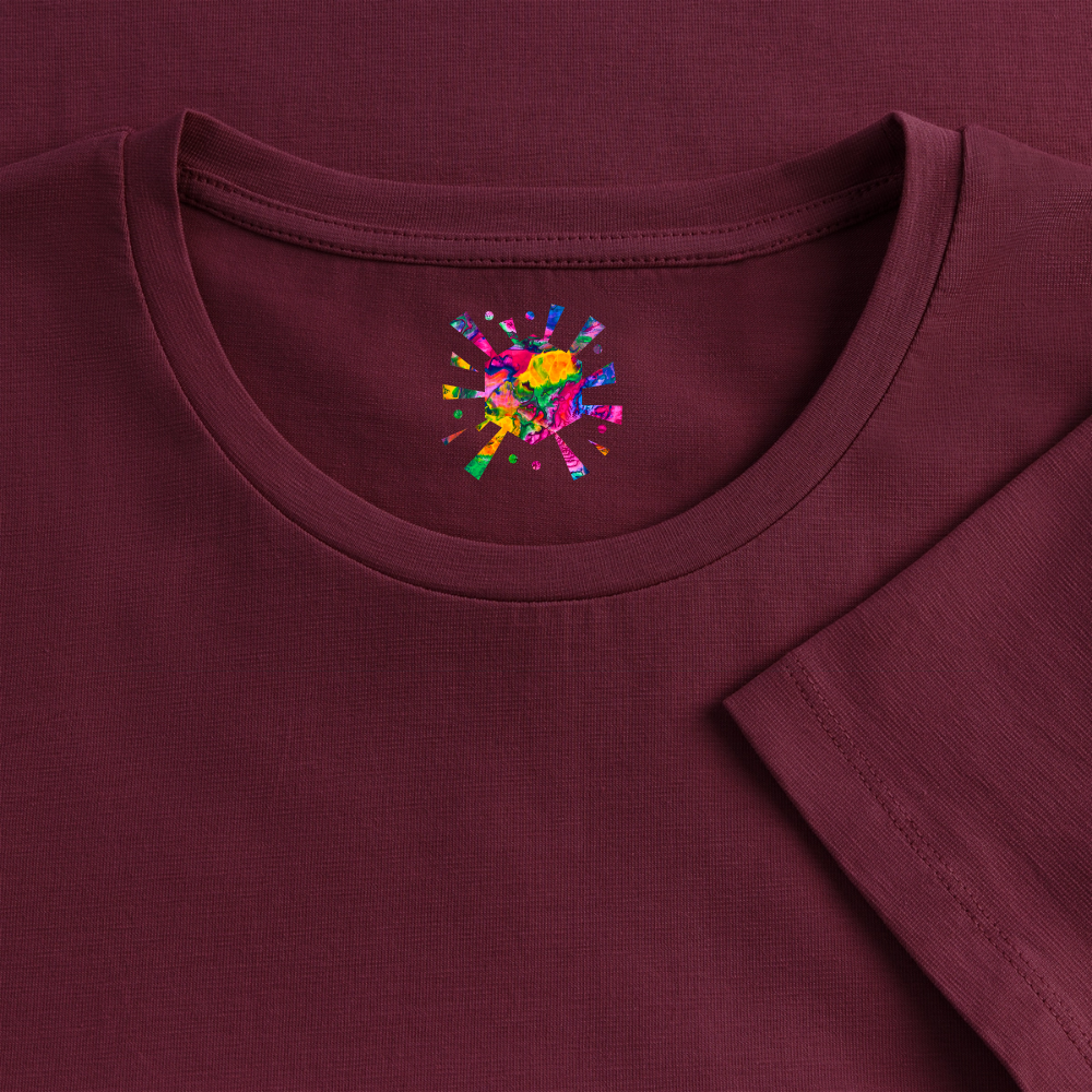Frauen Premium T-Shirt "Chroma" - Burgunderrot