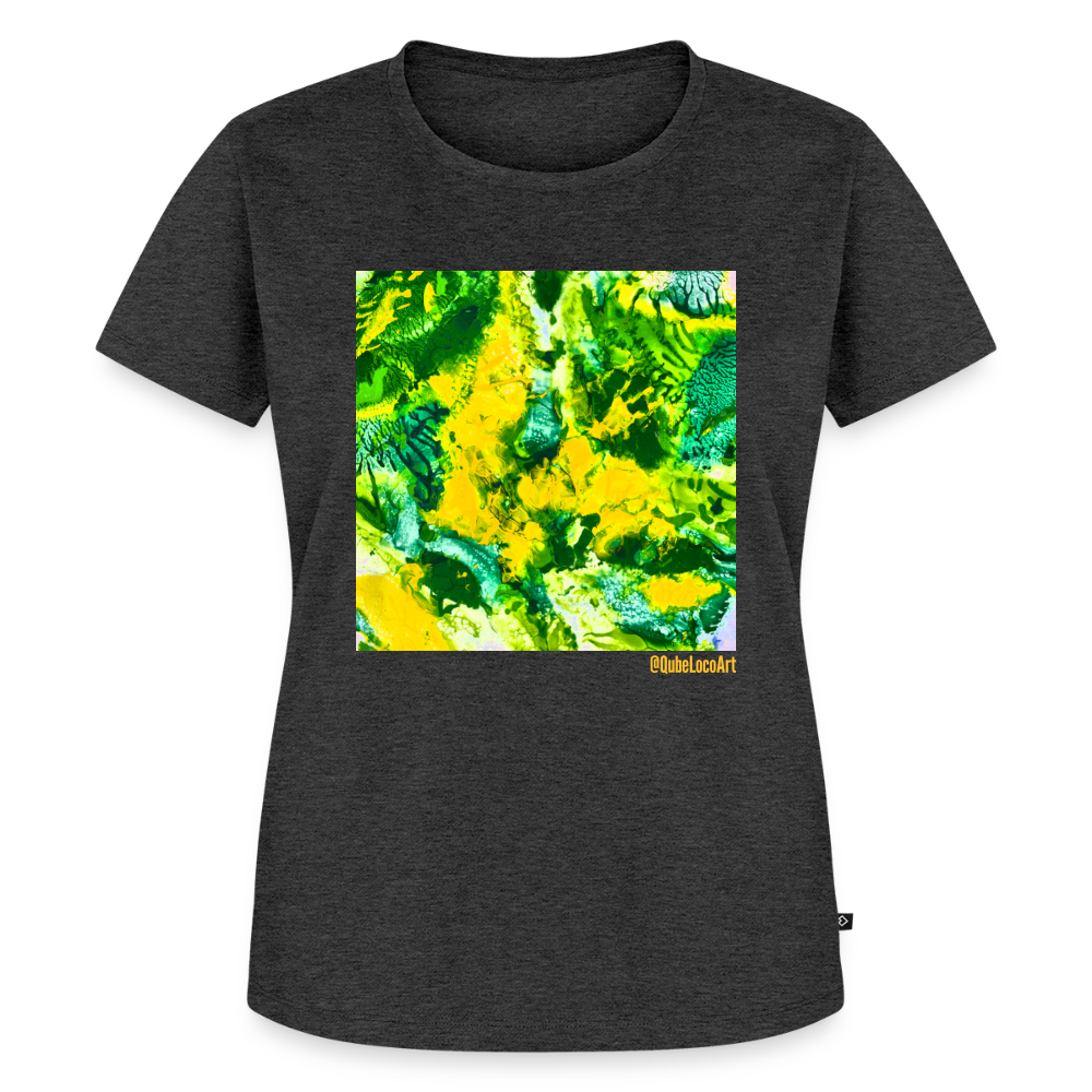 Frauen Premium T-Shirt "Silva" - Anthrazit meliert