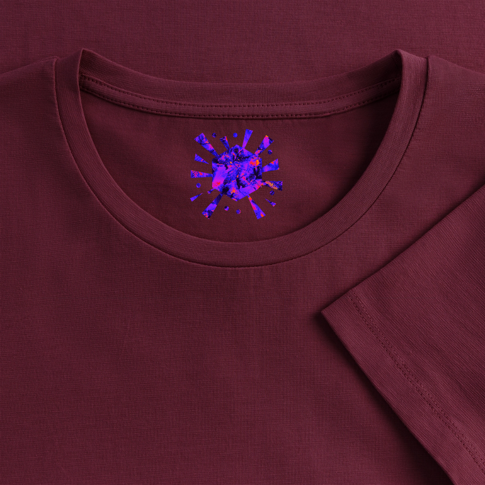 Frauen Premium T-Shirt "Tropica" - Burgunderrot