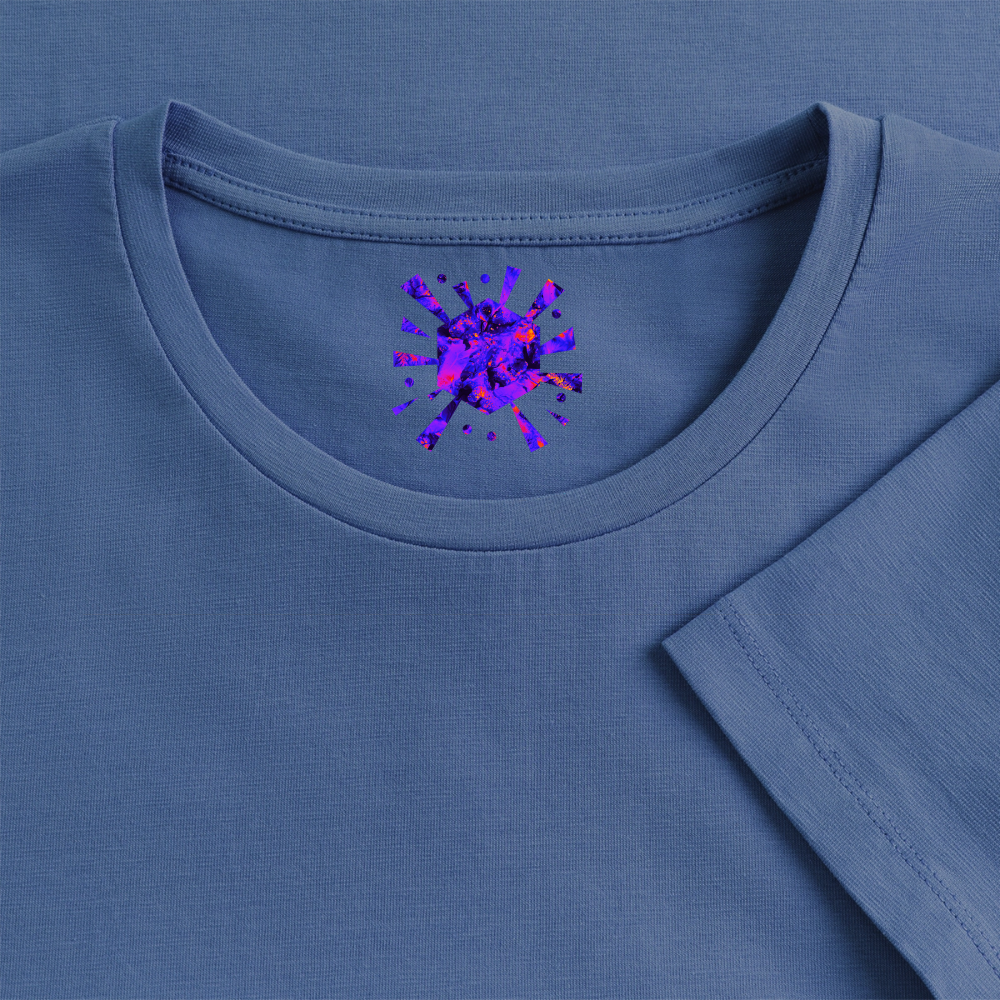 Frauen Premium T-Shirt "Tropica" - Taubenblau