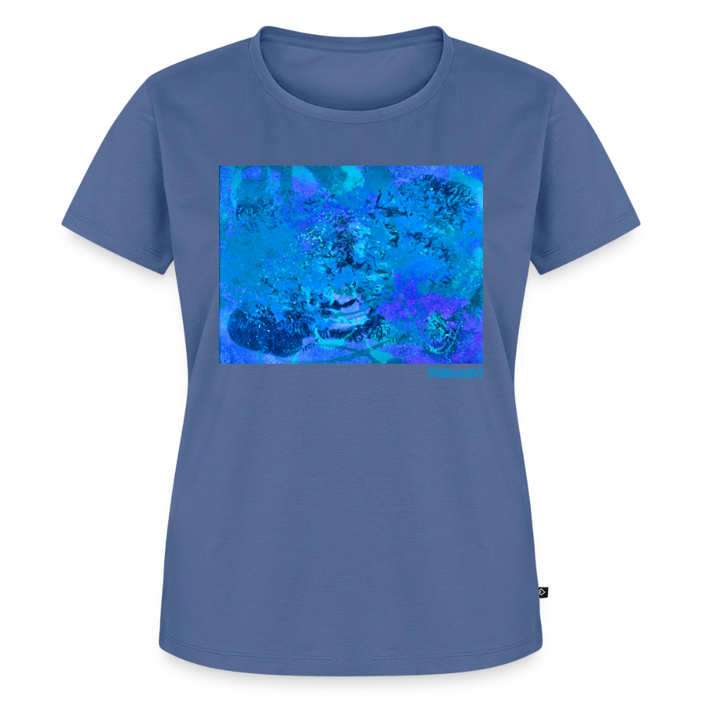 Frauen Premium T-Shirt "Ozeana" - Taubenblau