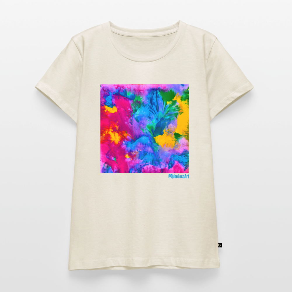 Frauen Premium T-Shirt "Prisma" - Naturweiß