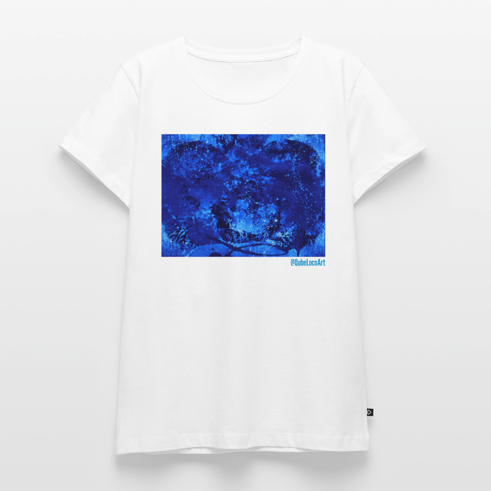 Frauen Premium T-Shirt "Nebula" - Weiß