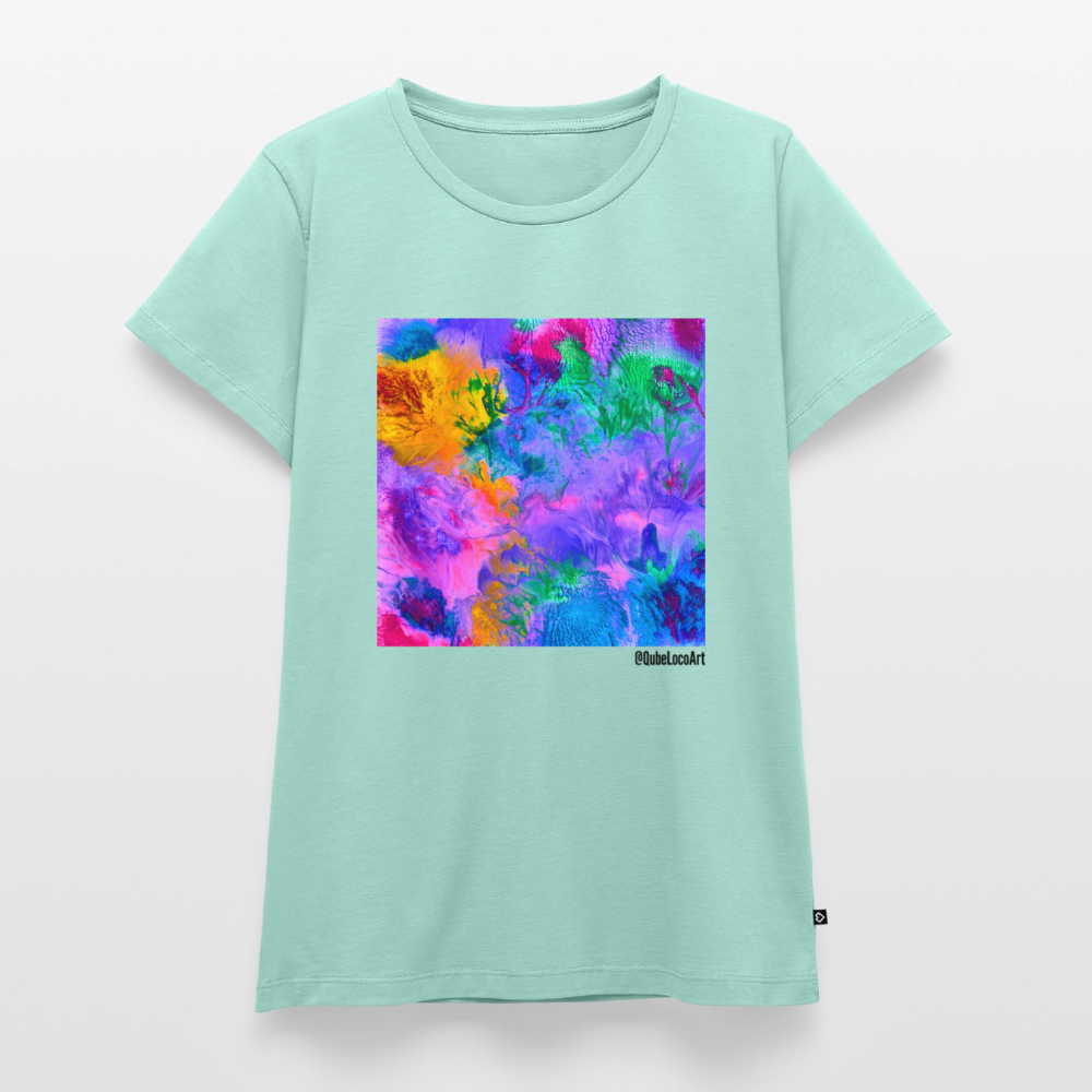 Frauen Premium T-Shirt "Lotus" - Mint 