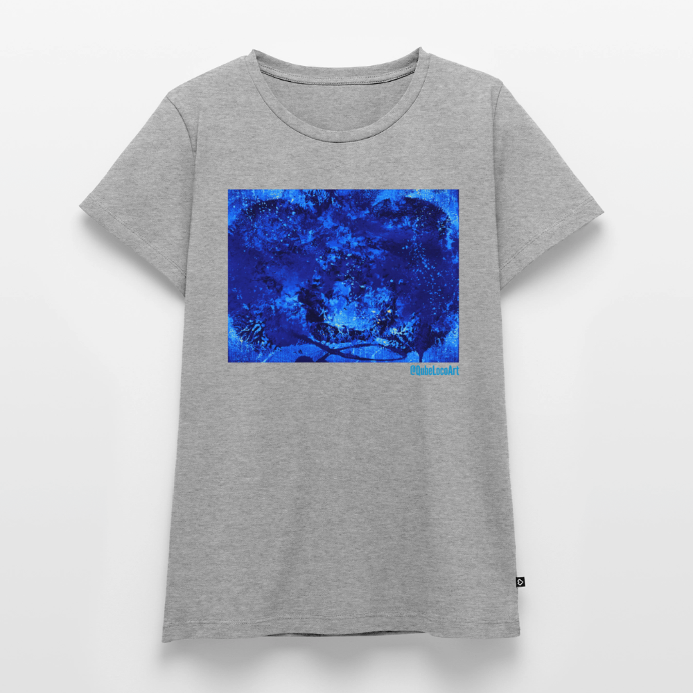 Frauen Premium T-Shirt "Nebula" - Grau meliert