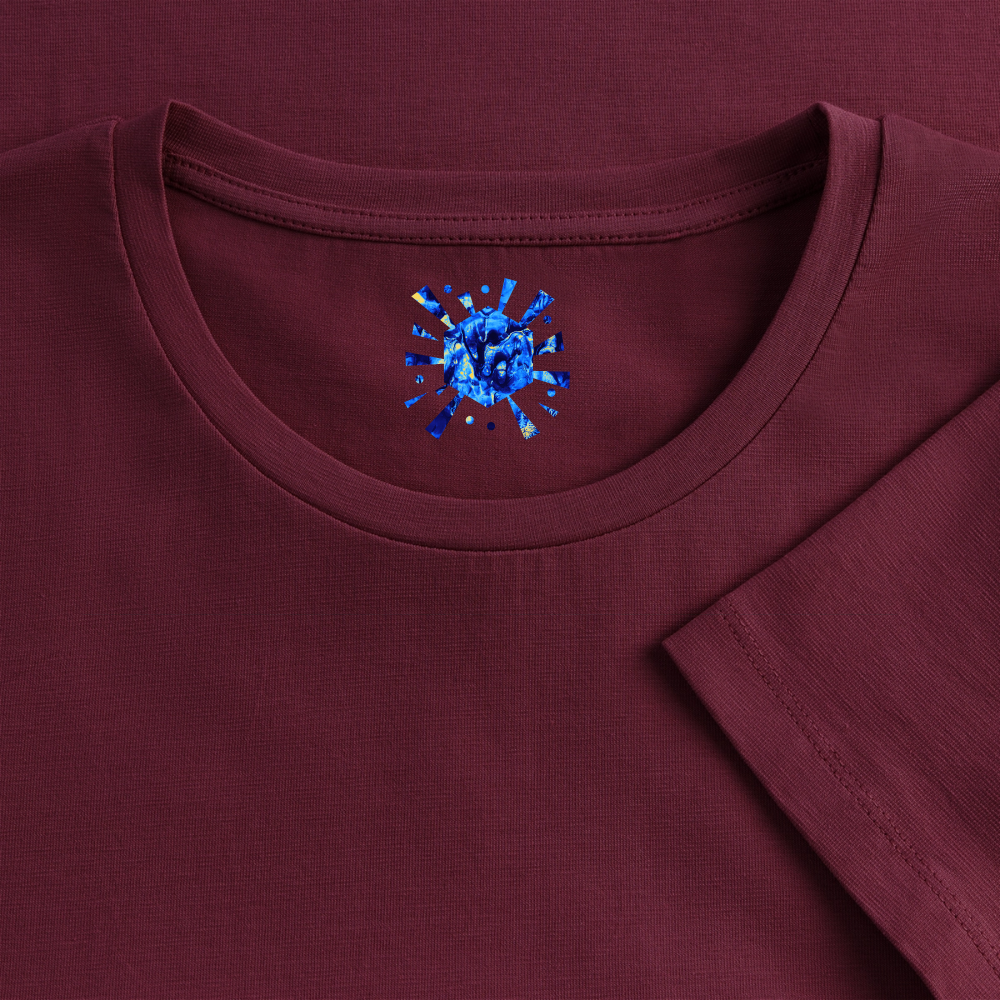 Frauen Premium T-Shirt "Nexus" - Burgunderrot