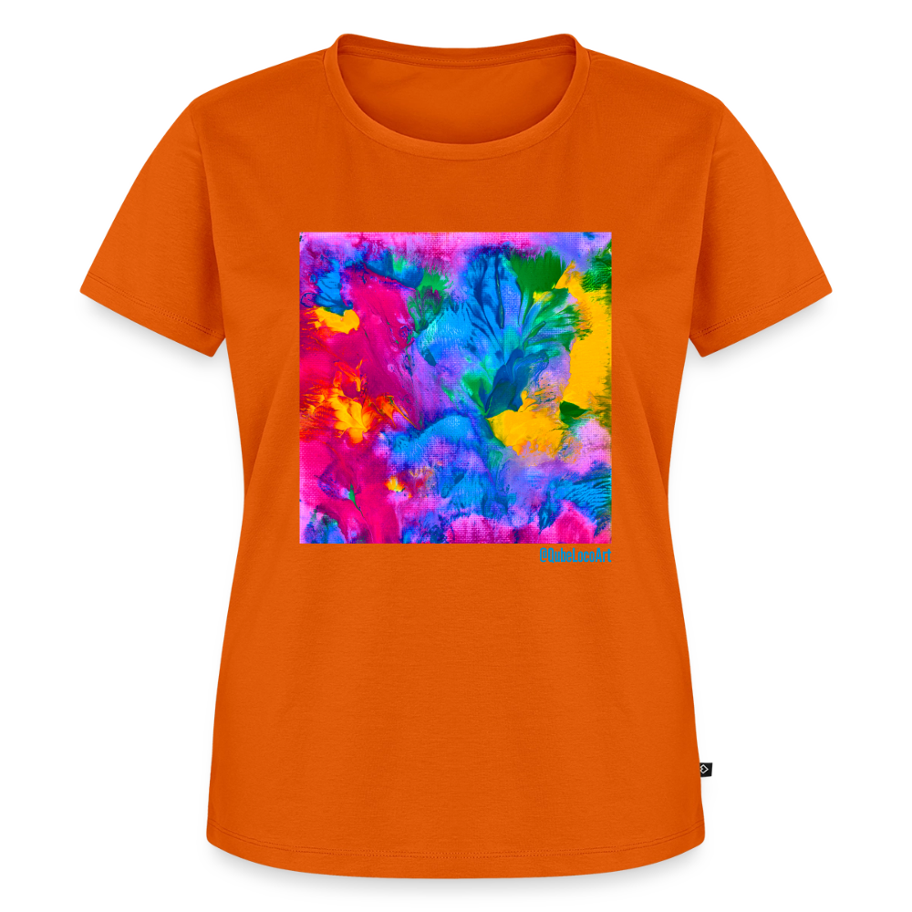 Frauen Premium T-Shirt "Prisma" - Orange 