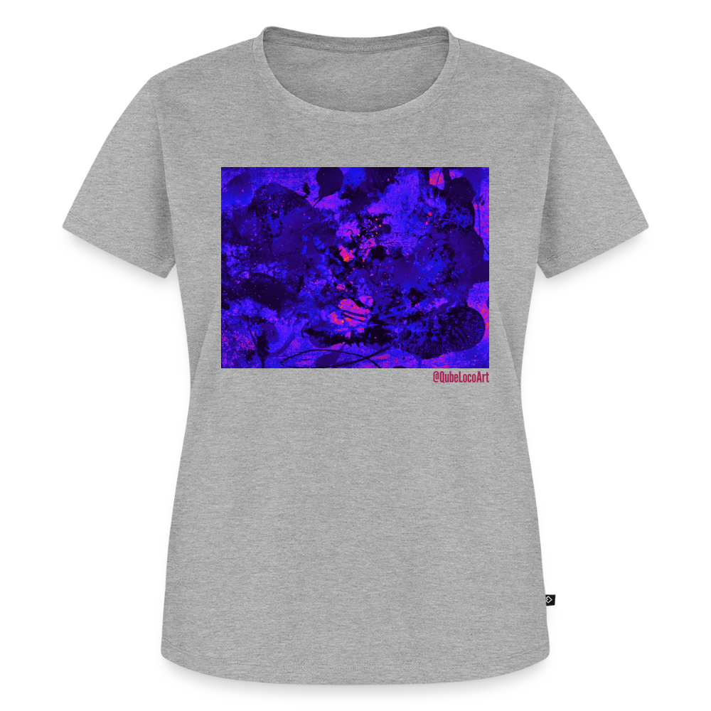 Frauen Premium T-Shirt "Nympha" - Grau meliert