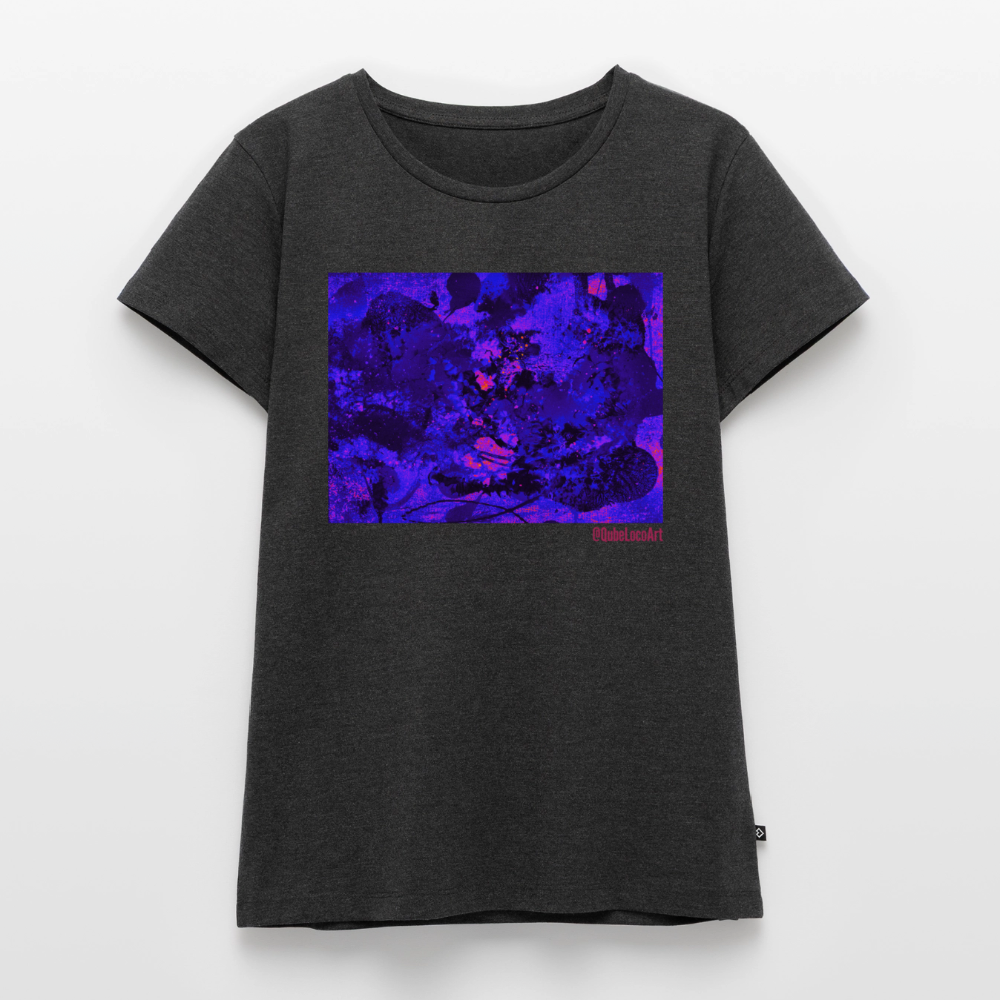 Frauen Premium T-Shirt "Nympha" - Anthrazit meliert