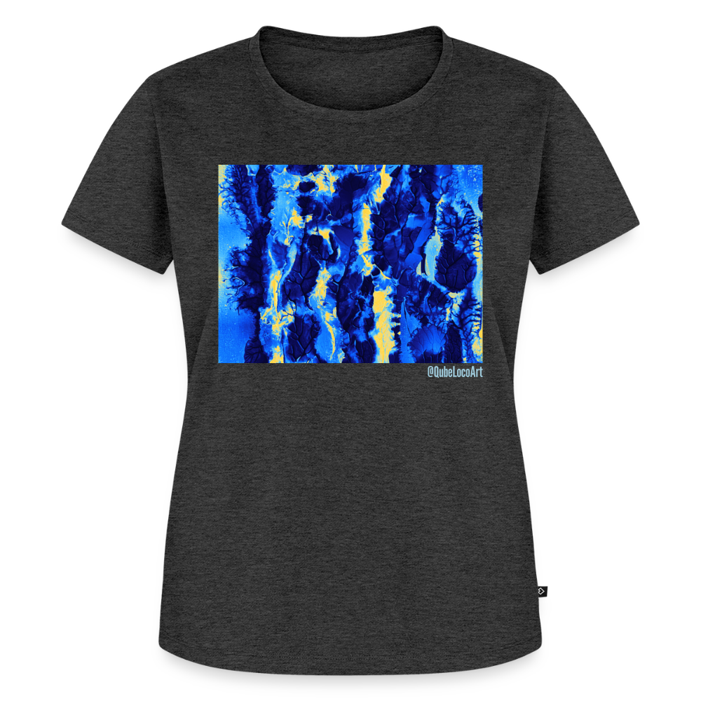 Frauen Premium T-Shirt "Electra" - Anthrazit meliert