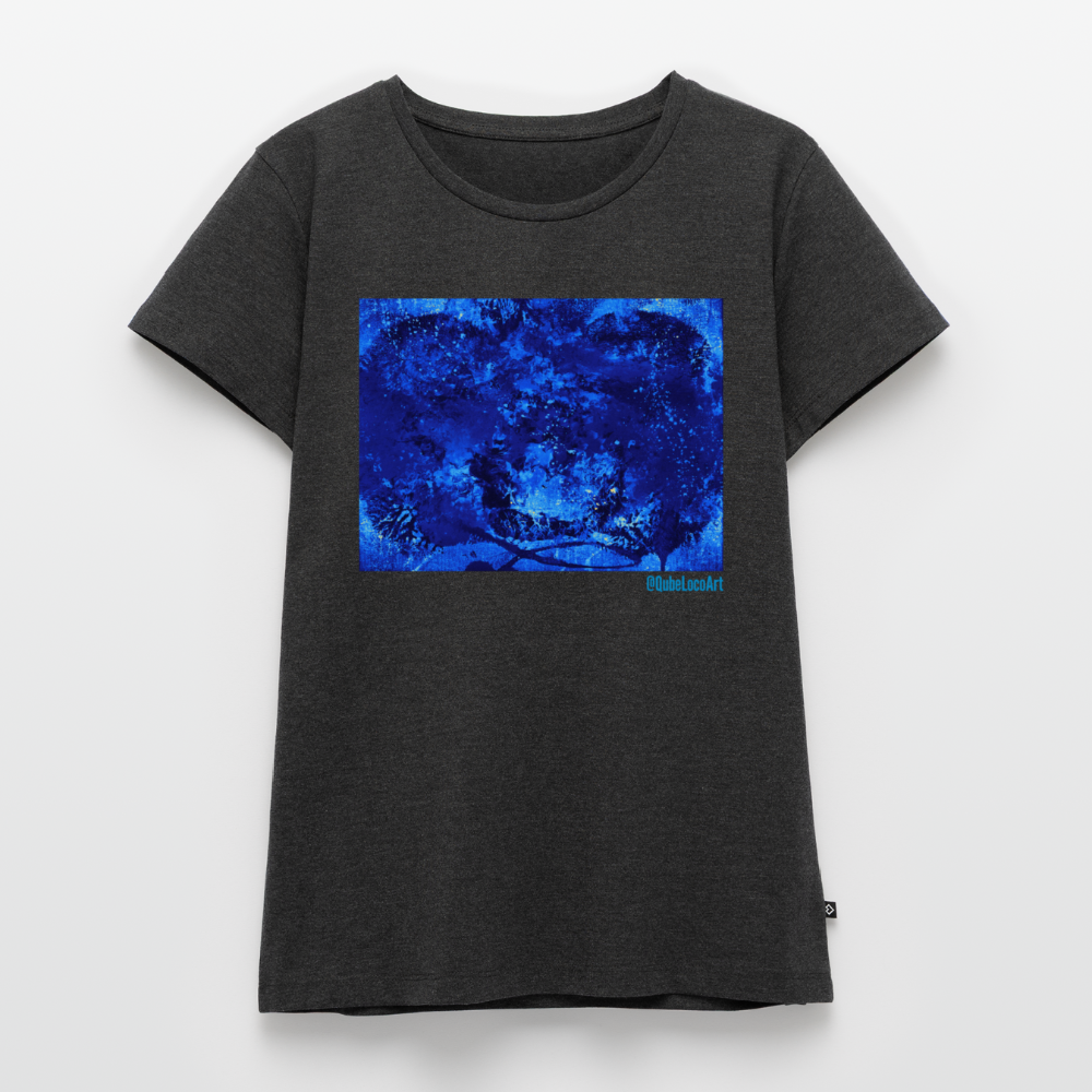 Frauen Premium T-Shirt "Nebula" - Anthrazit meliert