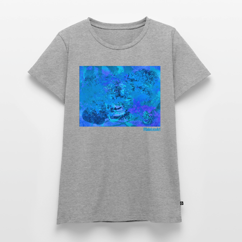 Frauen Premium T-Shirt "Ozeana" - Grau meliert