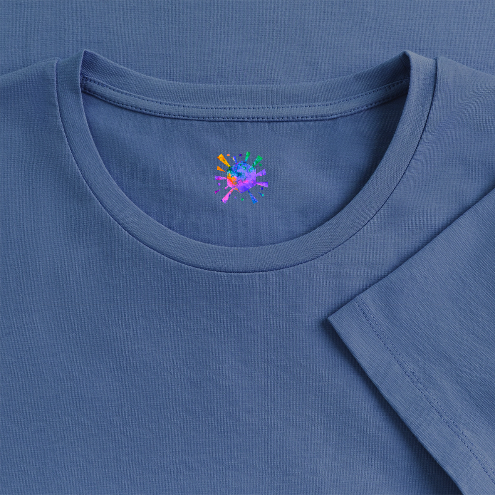 Frauen Premium T-Shirt "Lotus" - Taubenblau
