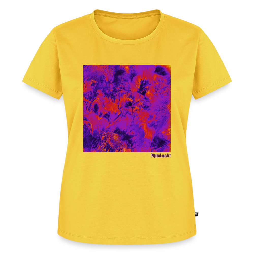 Frauen Premium T-Shirt "Ignis" - Sonnengelb