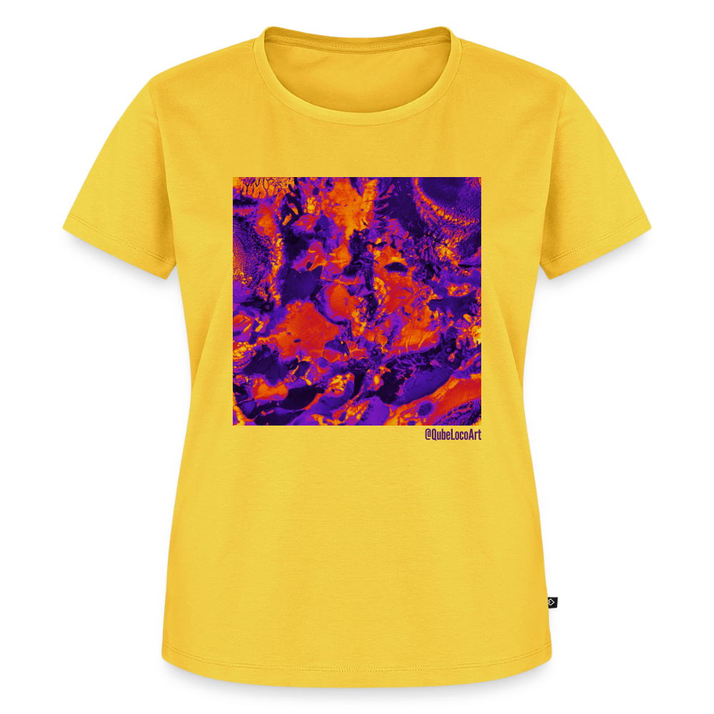 Frauen Premium T-Shirt "Therma" - Sonnengelb