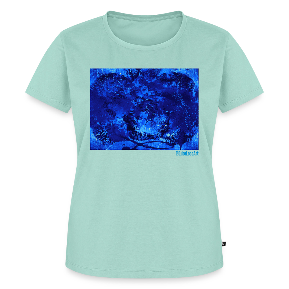 Frauen Premium T-Shirt "Nebula" - Mint 