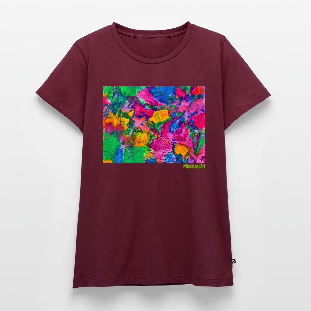 Frauen Premium T-Shirt "Chroma" - Burgunderrot