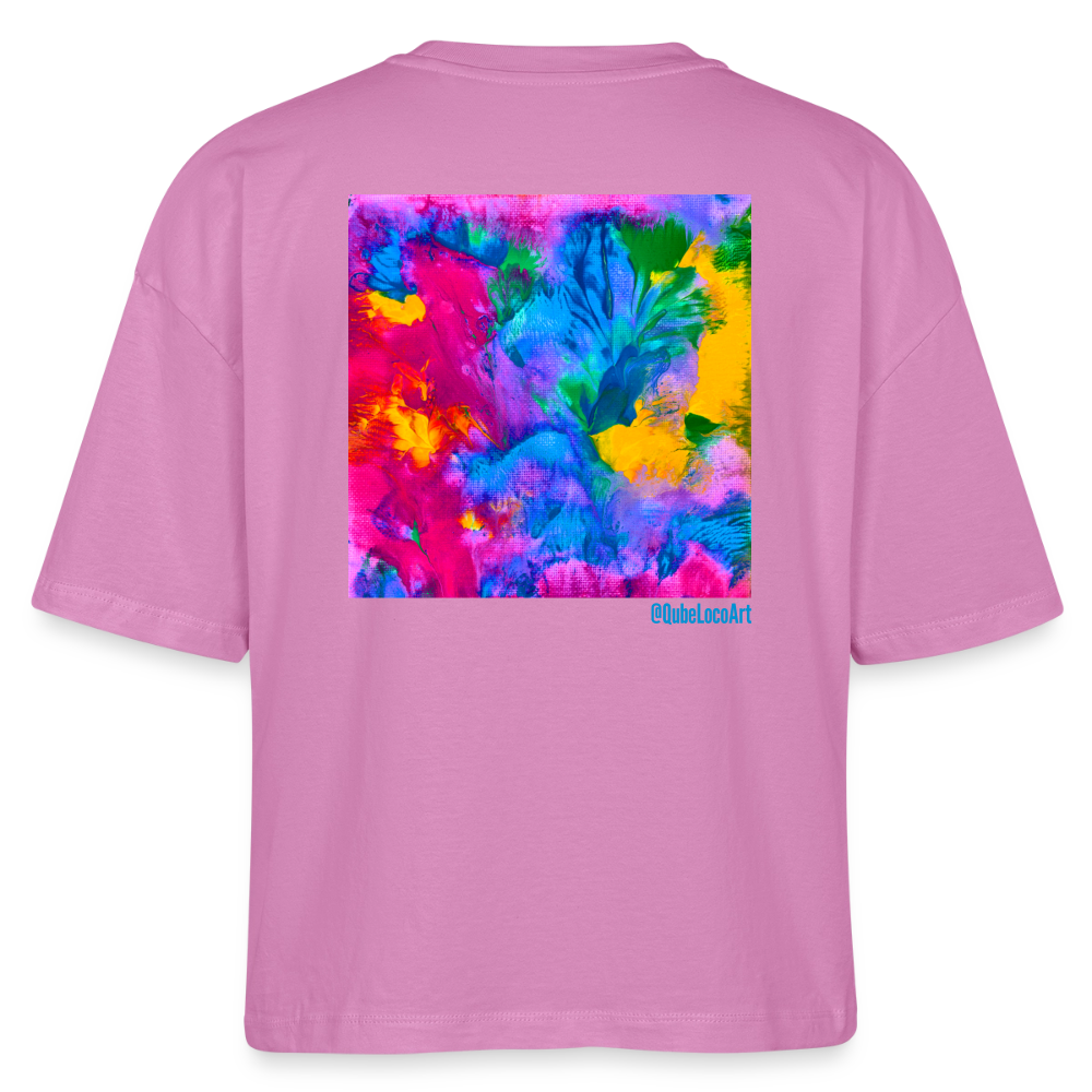 Stanley/Stella Frauen Boxy Bio-T-Shirt  | Design No. 4 - Pink