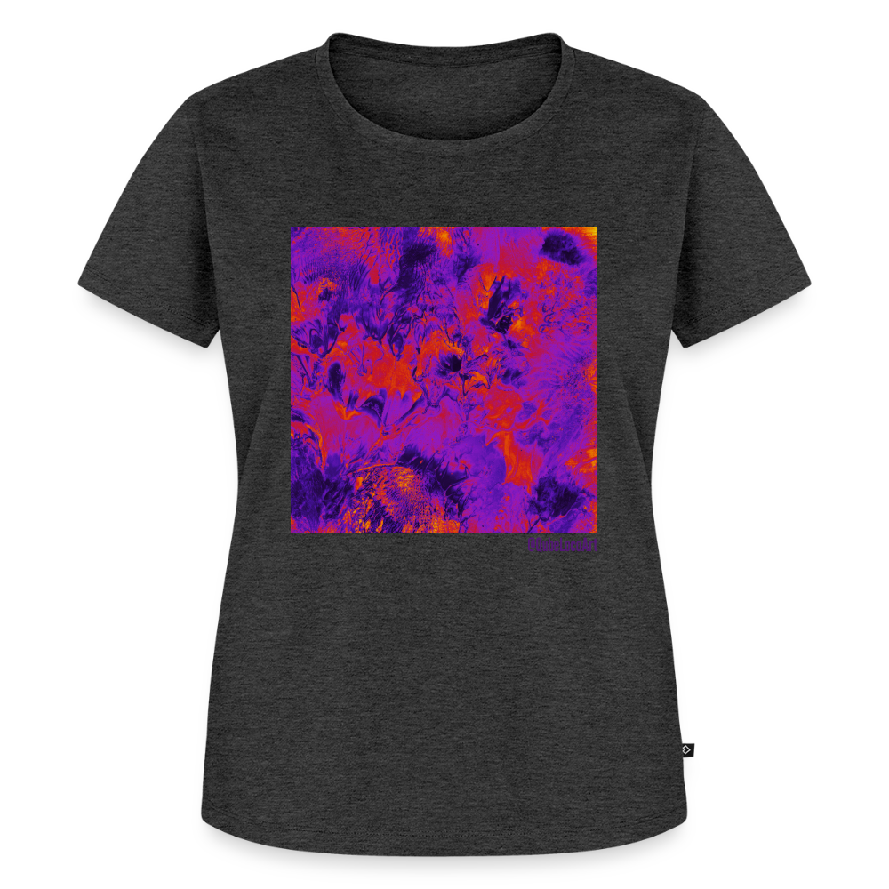 Frauen Premium T-Shirt "Ignis" - Anthrazit meliert