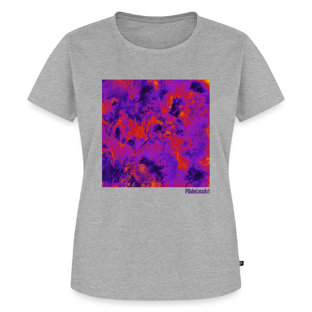 Frauen Premium T-Shirt "Ignis" - Grau meliert