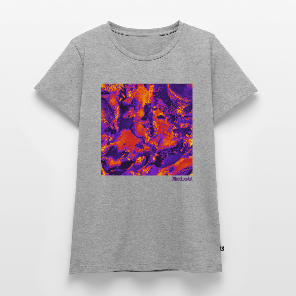 Frauen Premium T-Shirt "Therma" - Grau meliert