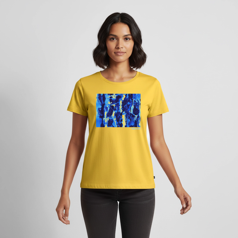 Frauen Premium T-Shirt "Electra" - Sonnengelb