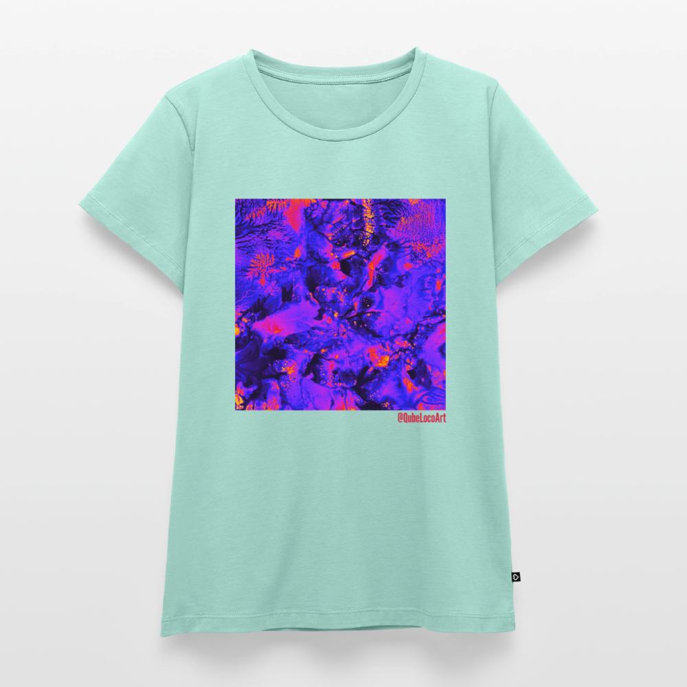 Frauen Premium T-Shirt "Tropica" - Mint 