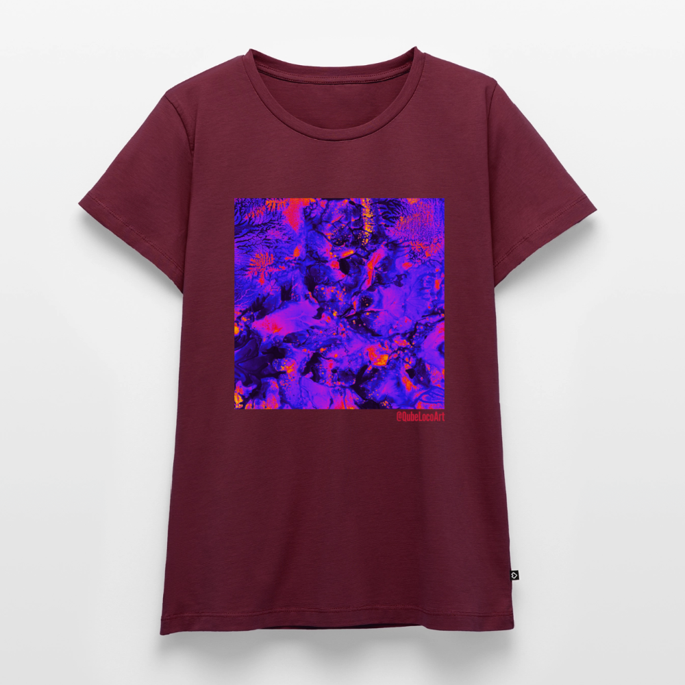 Frauen Premium T-Shirt "Tropica" - Burgunderrot